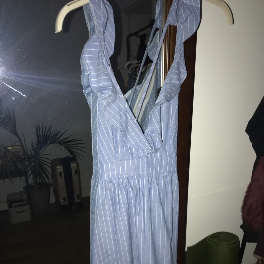 Blue stripe dress from revolve